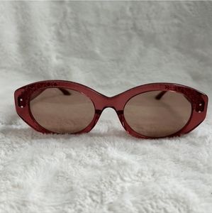 Alaïa Red Cat-Eye Sunglasses
